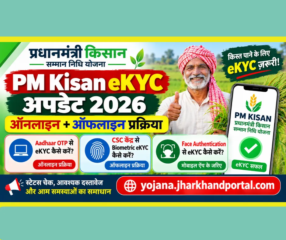PM Kisan eKYC Update 2026: पीएम किसान ई-केवाईसी कैसे करें? OTP, CSC और Face Authentication की पूरी जानकारी
